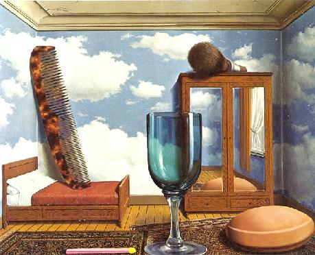 Los valores personales, cuadro de René Magritte
