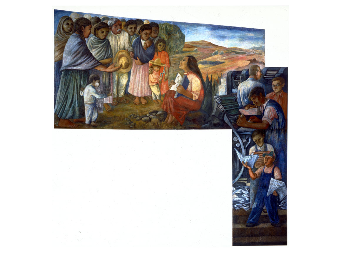 mural imprenta moisés krauze