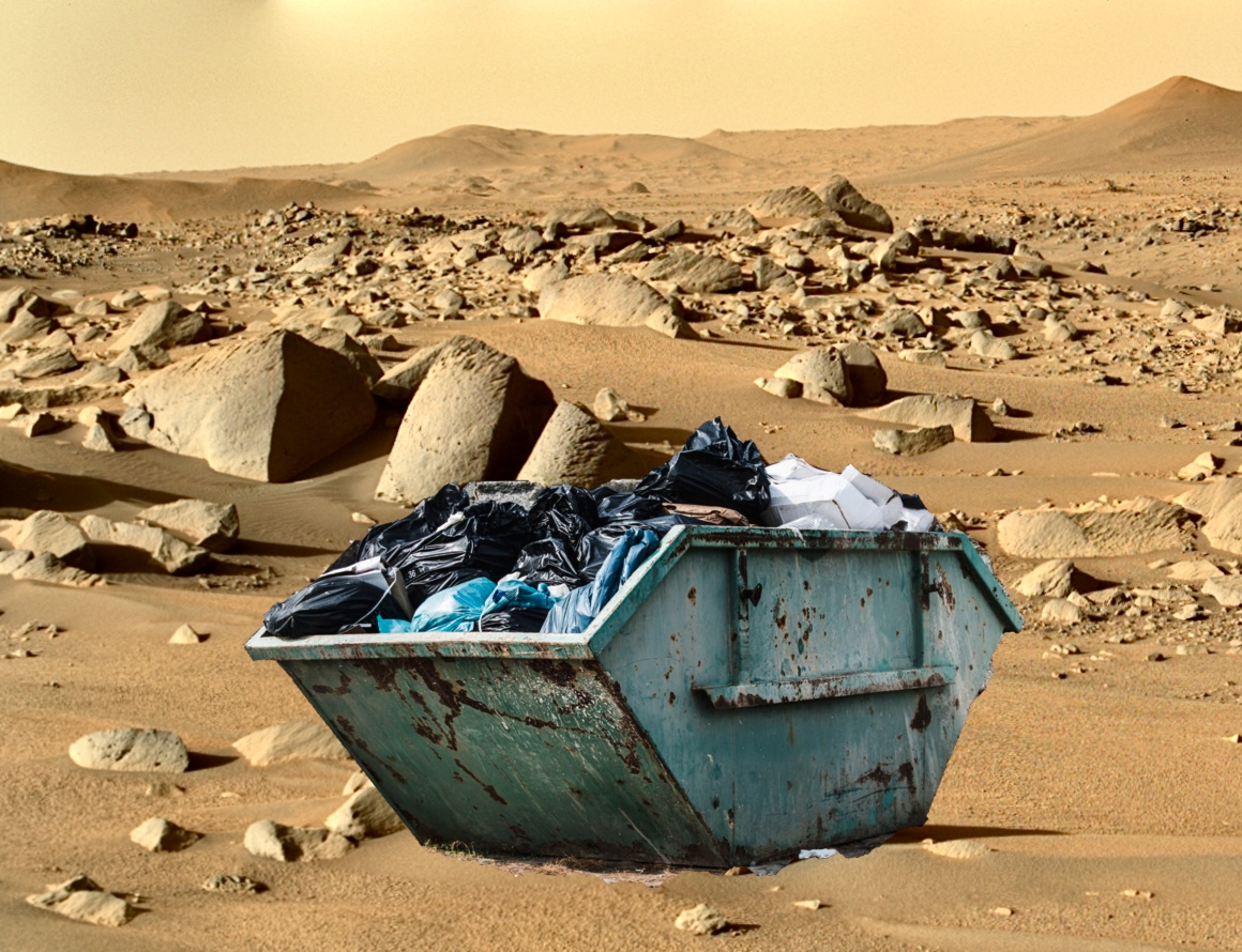 basura en marte